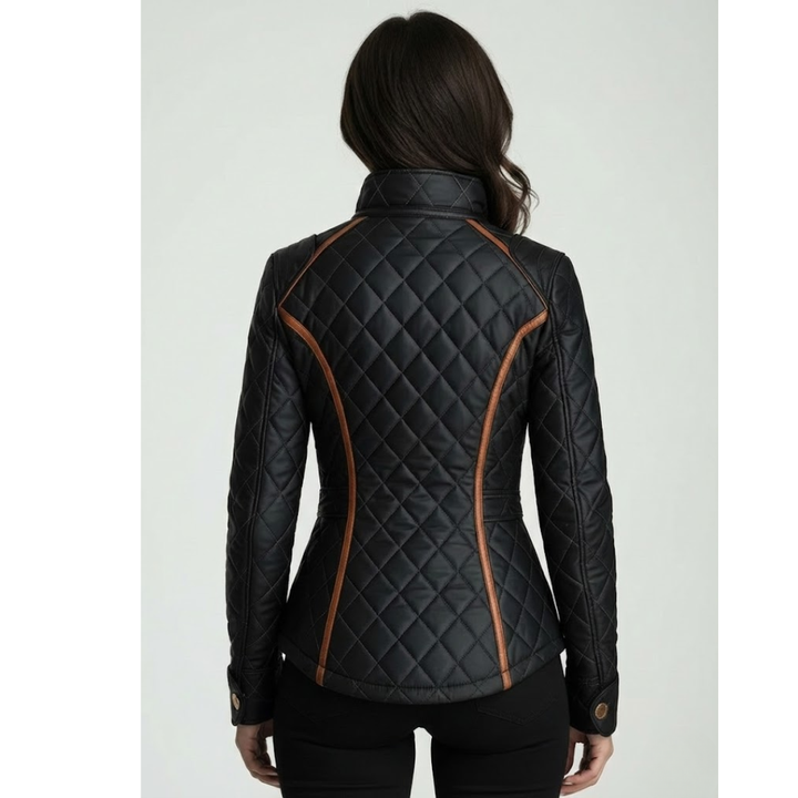 Lillian | Diamond Quilted Lined Jacket