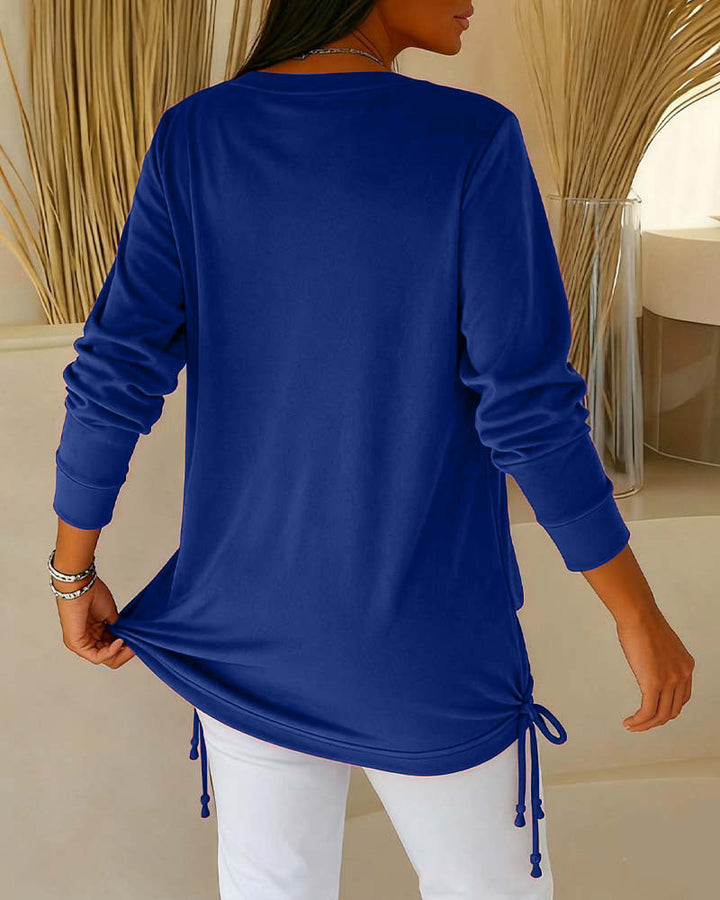 Karen - Two-Tone Sequin Top Effect Two-in-One