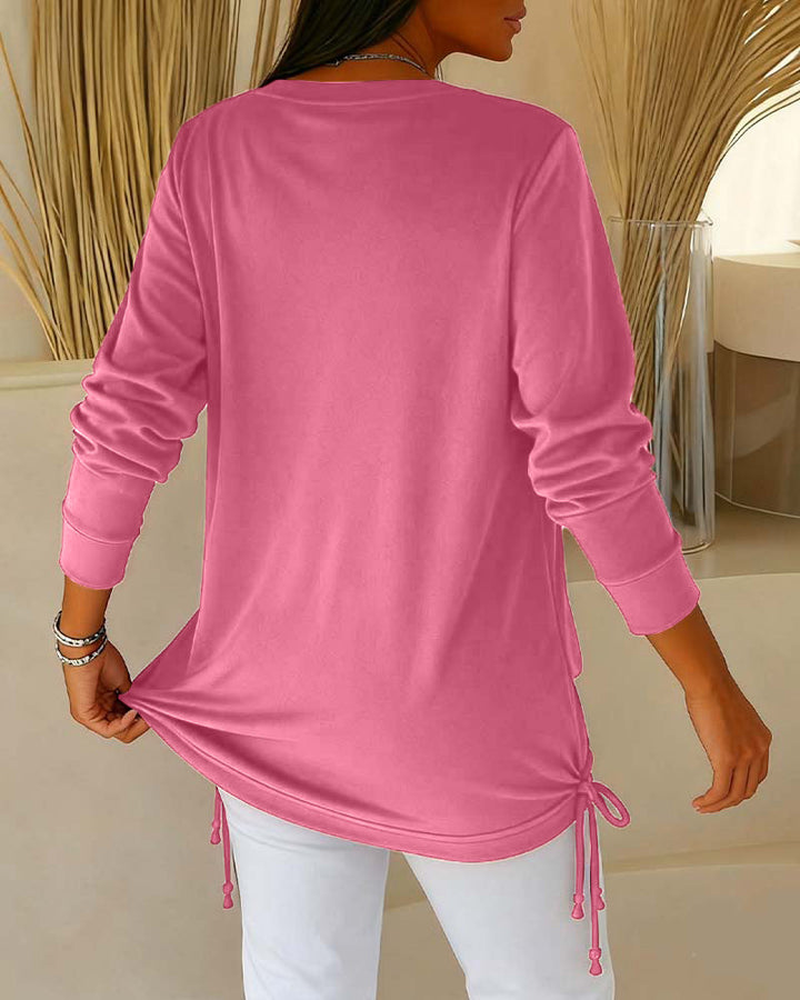 Karen - Two-Tone Sequin Top Effect Two-in-One