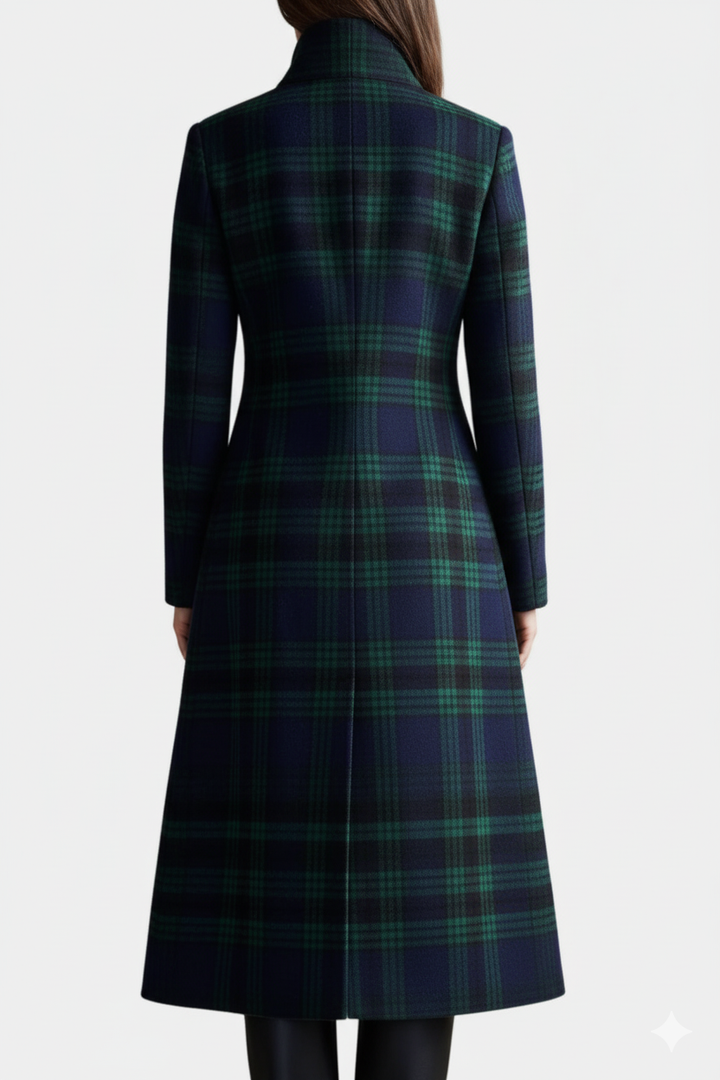 Noelle™ | Timeless Plaid Elegant Coat