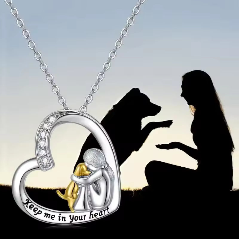 Susan & Liam | Dog Embrace Necklace