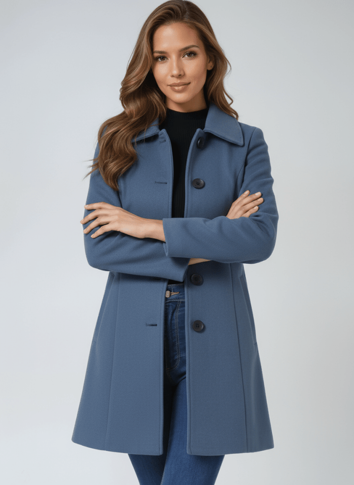 Helena | Women's Winter Coat with One Button