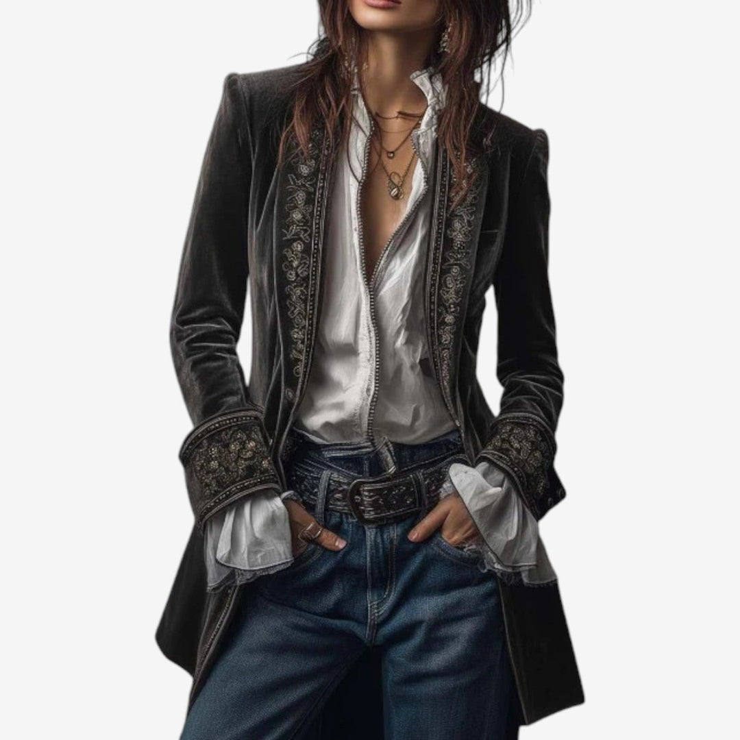 Teressa - ™ Embroidered Blazer