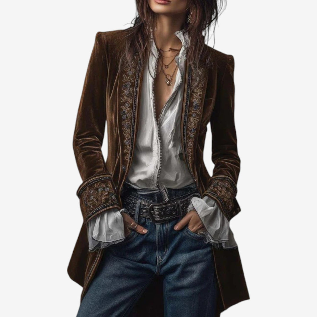 Teressa - ™ Embroidered Blazer