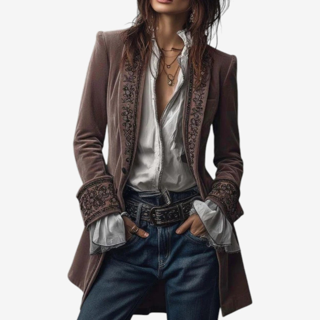 Teressa - ™ Embroidered Blazer