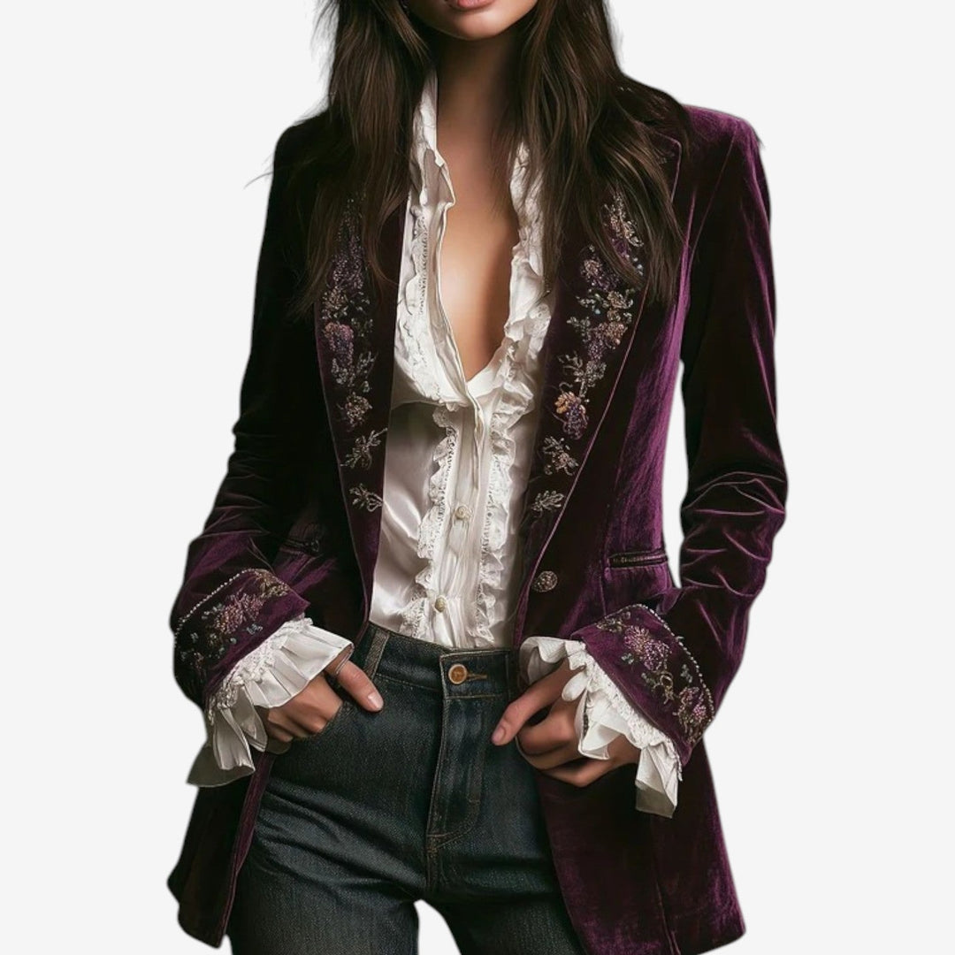 Teressa - ™ Embroidered Blazer