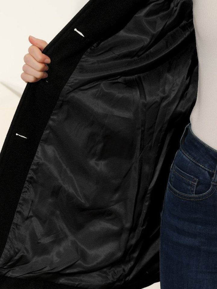 Helena | Women's Winter Coat with One Button