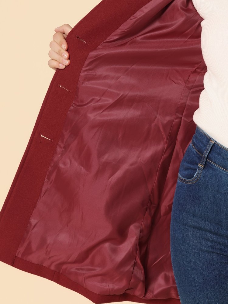 Helena | Women's Winter Coat with One Button