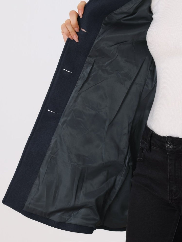 Helena | Women's Winter Coat with One Button